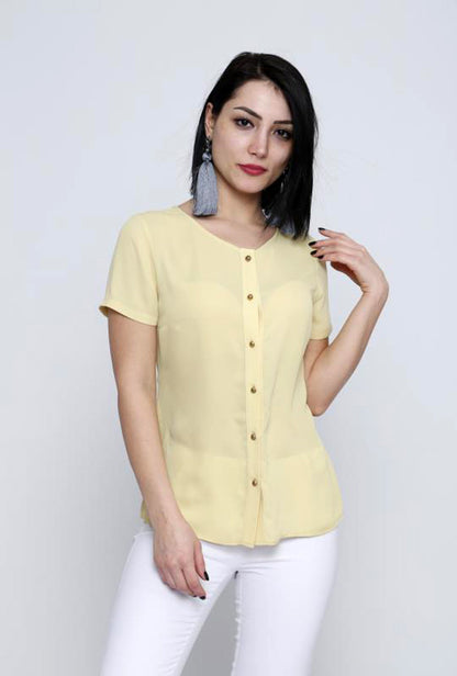 Button-down Top - Marvy Fashion Boutique