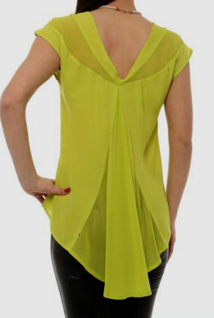 WATERFALL BACK TOP - Marvy Fashion Boutique