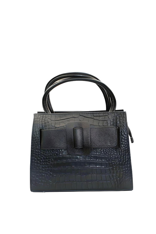 Crocodile-embossed bag - Marvy Fashion Boutique