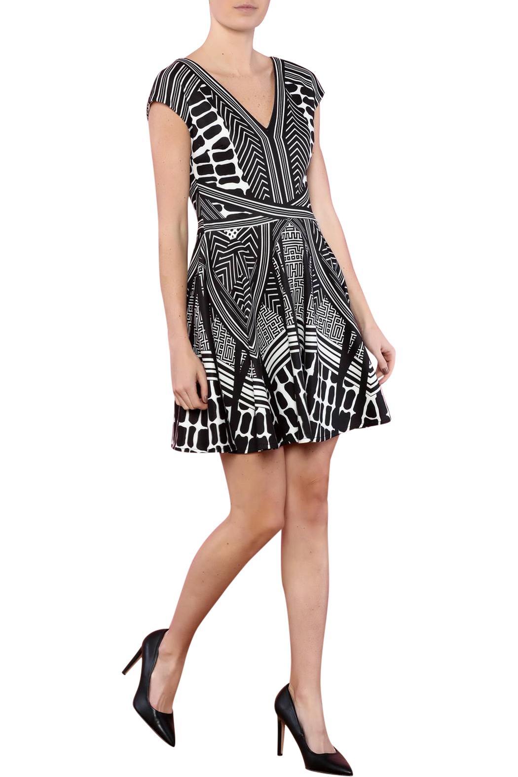 GEO PRINT DRESS - Marvy Fashion Boutique