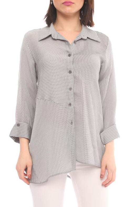 STRIPED SHIRT - Marvy Fashion Boutique