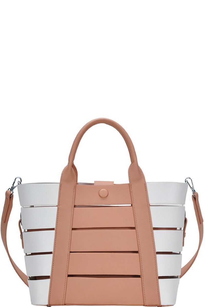 CUT-OUT BUCKET BAG - Marvy Fashion Boutique