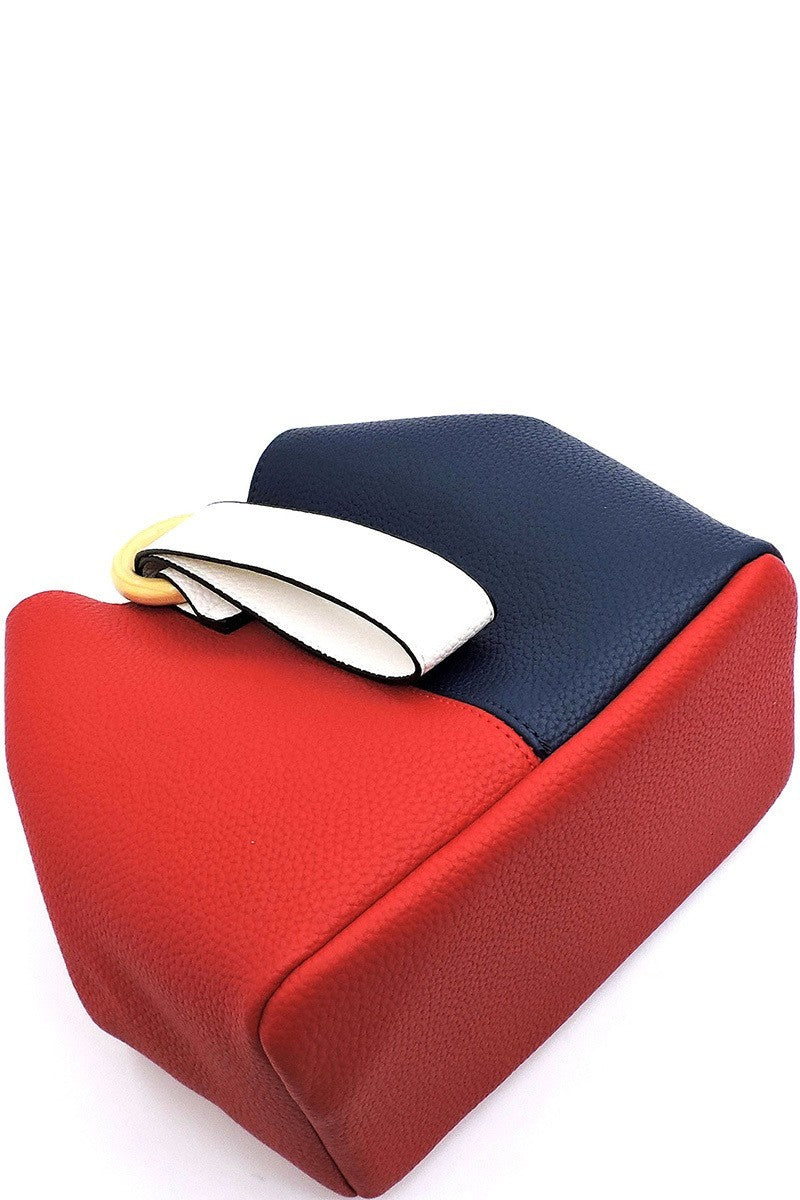 COLORBLOCK BUCKET BAG - Marvy Fashion Boutique