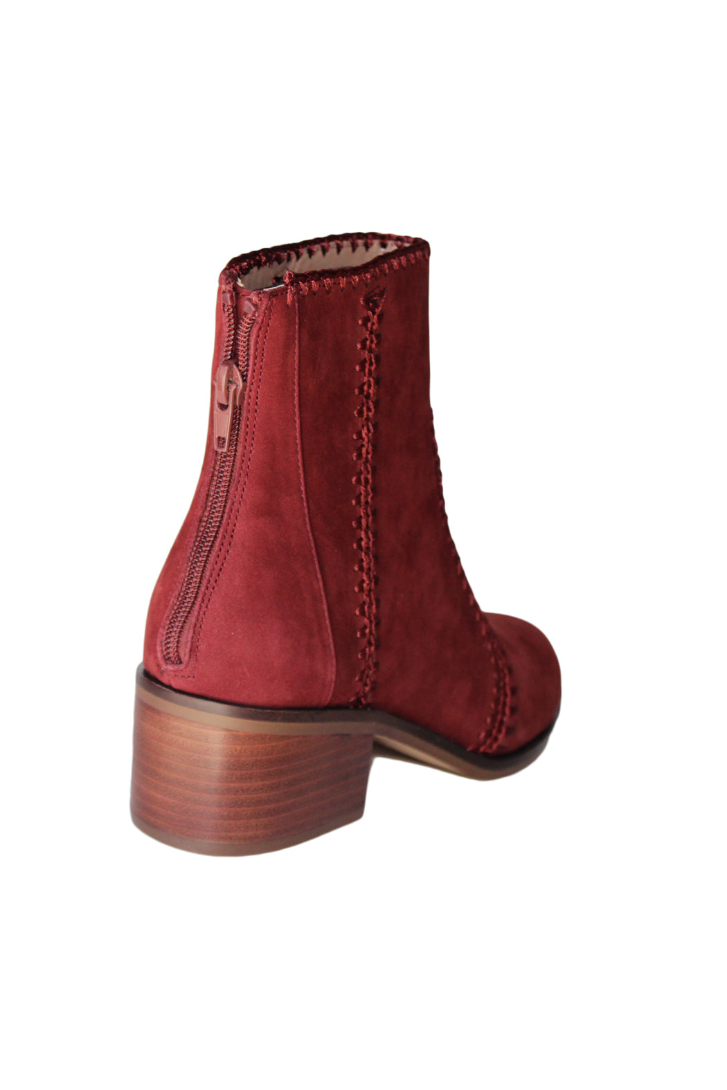 LUCY SUEDE CROCHET-DETAIL BOOTIE - Marvy Fashion Boutique