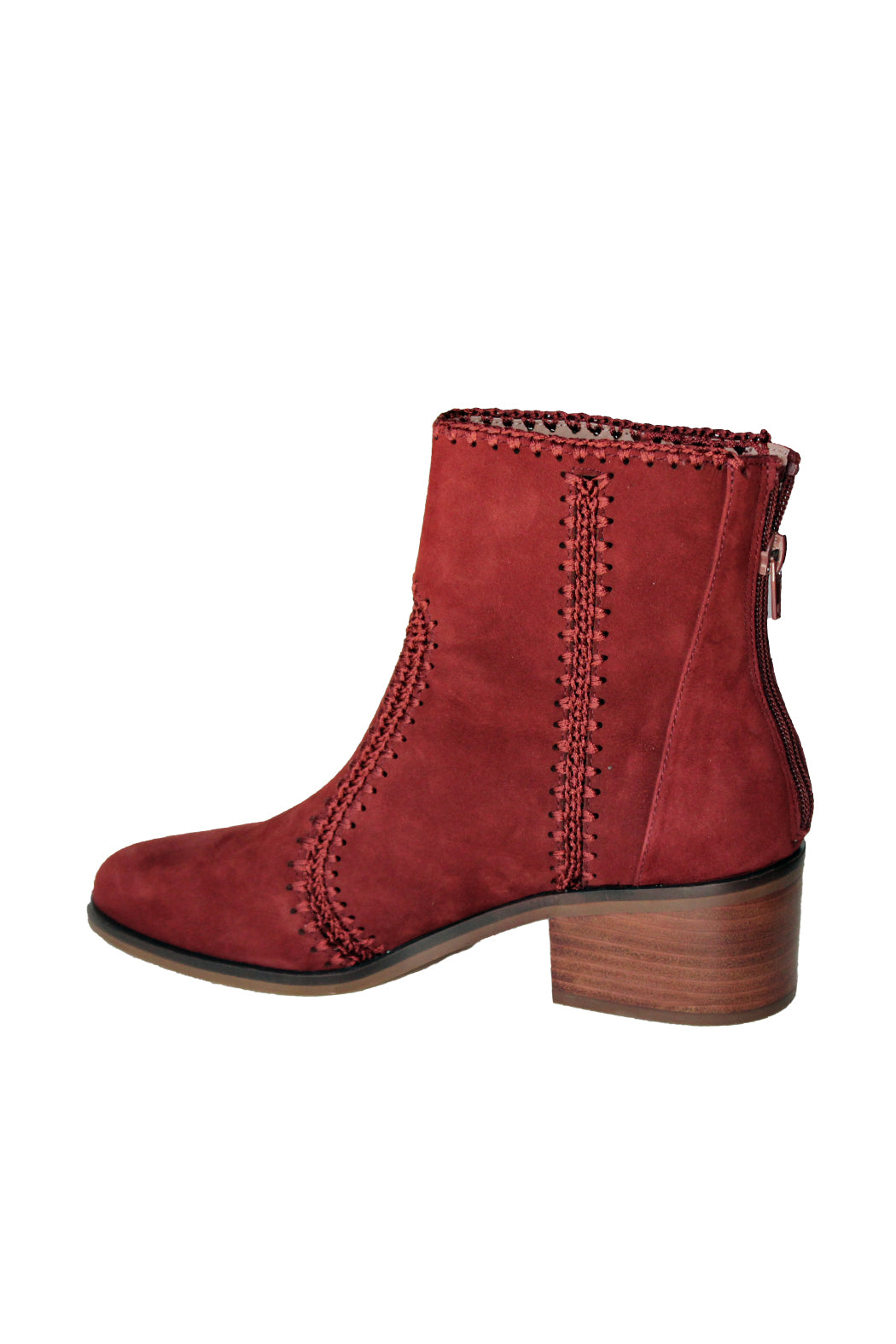 LUCY SUEDE CROCHET-DETAIL BOOTIE - Marvy Fashion Boutique