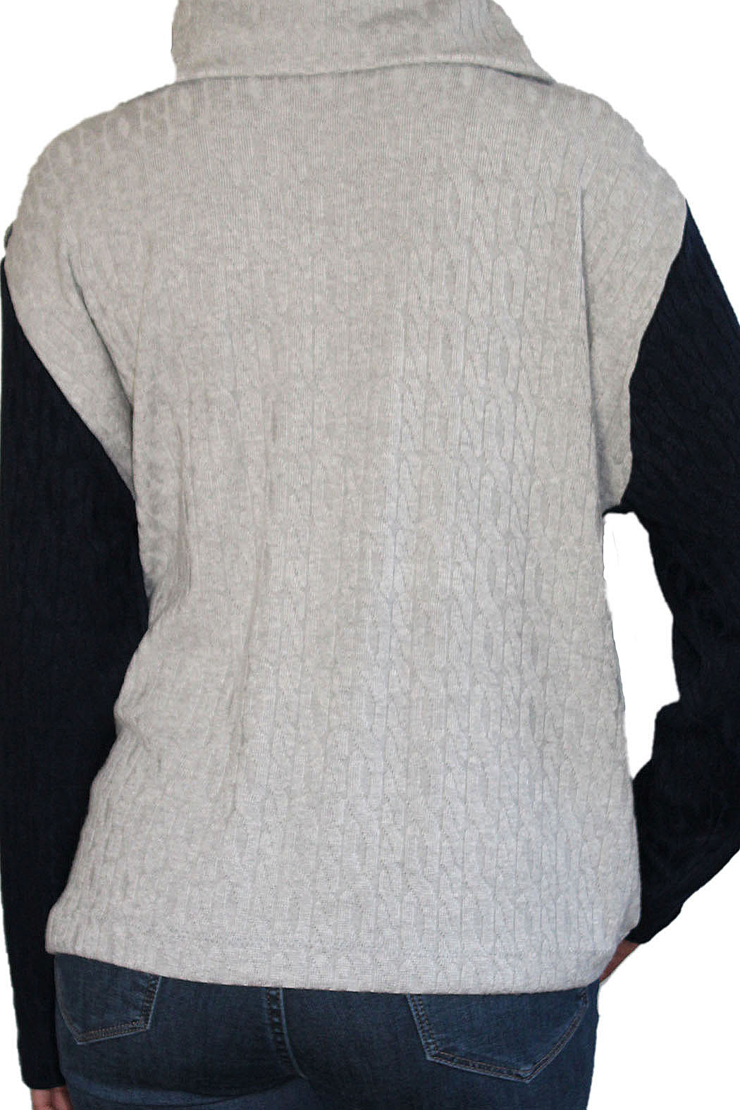 Color block Crossover Sweater - Marvy Fashion Boutique