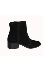LUCY SUEDE CROCHET-DETAIL BOOTIE - Marvy Fashion Boutique