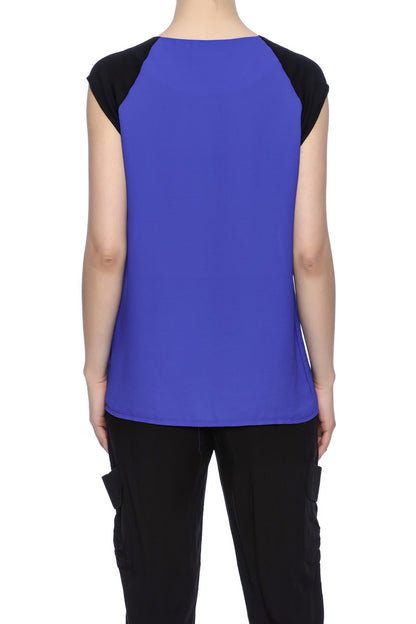 MESH INSERTED TOP - Marvy Fashion Boutique