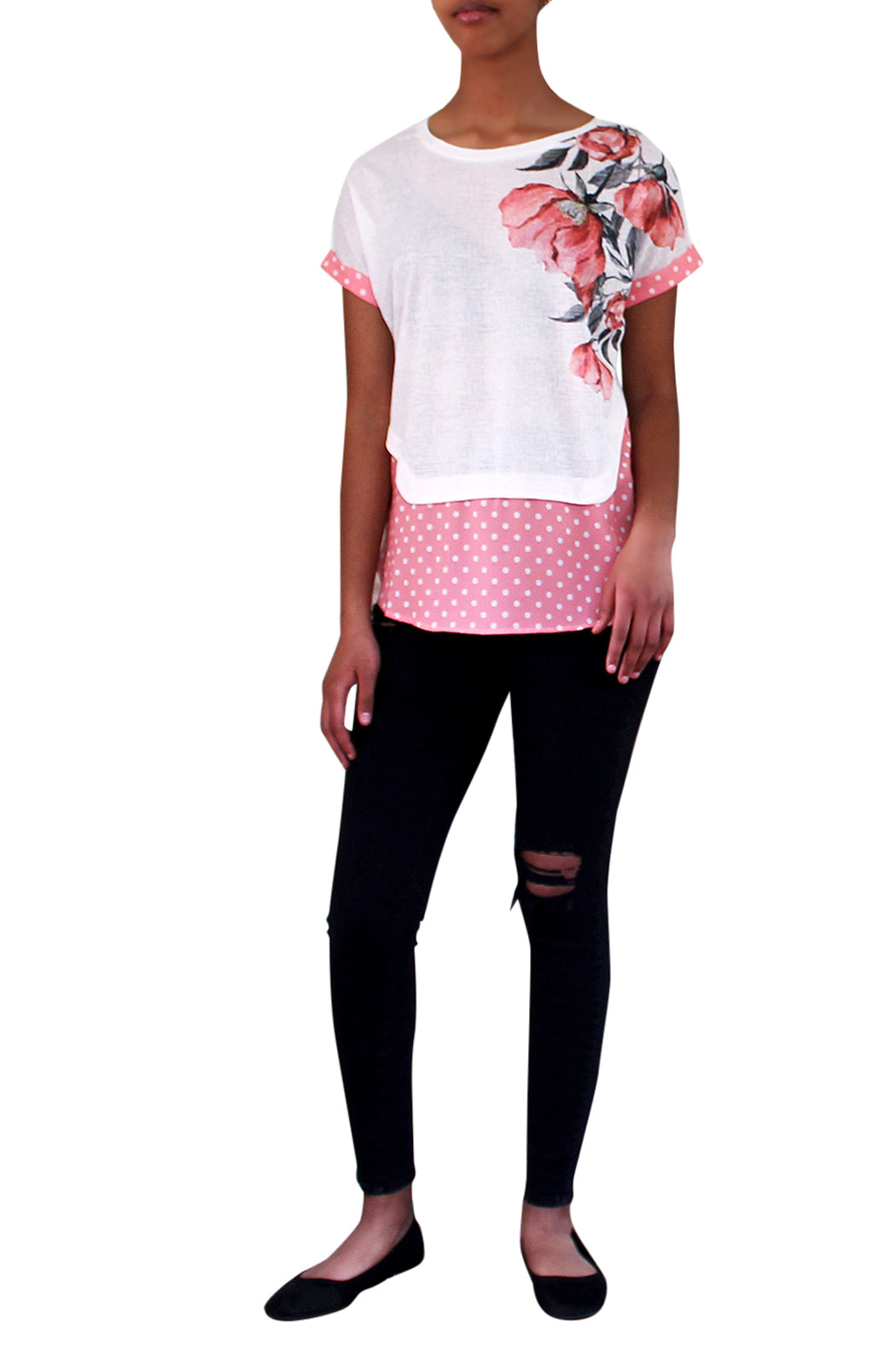 LAYERED LOOK TOP - Marvy Fashion Boutique