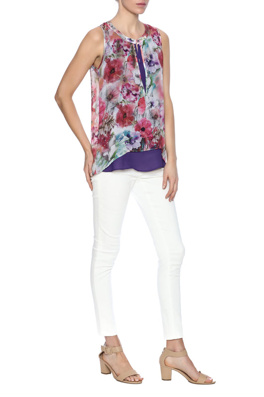 Floral Print Top - Marvy Fashion Boutique