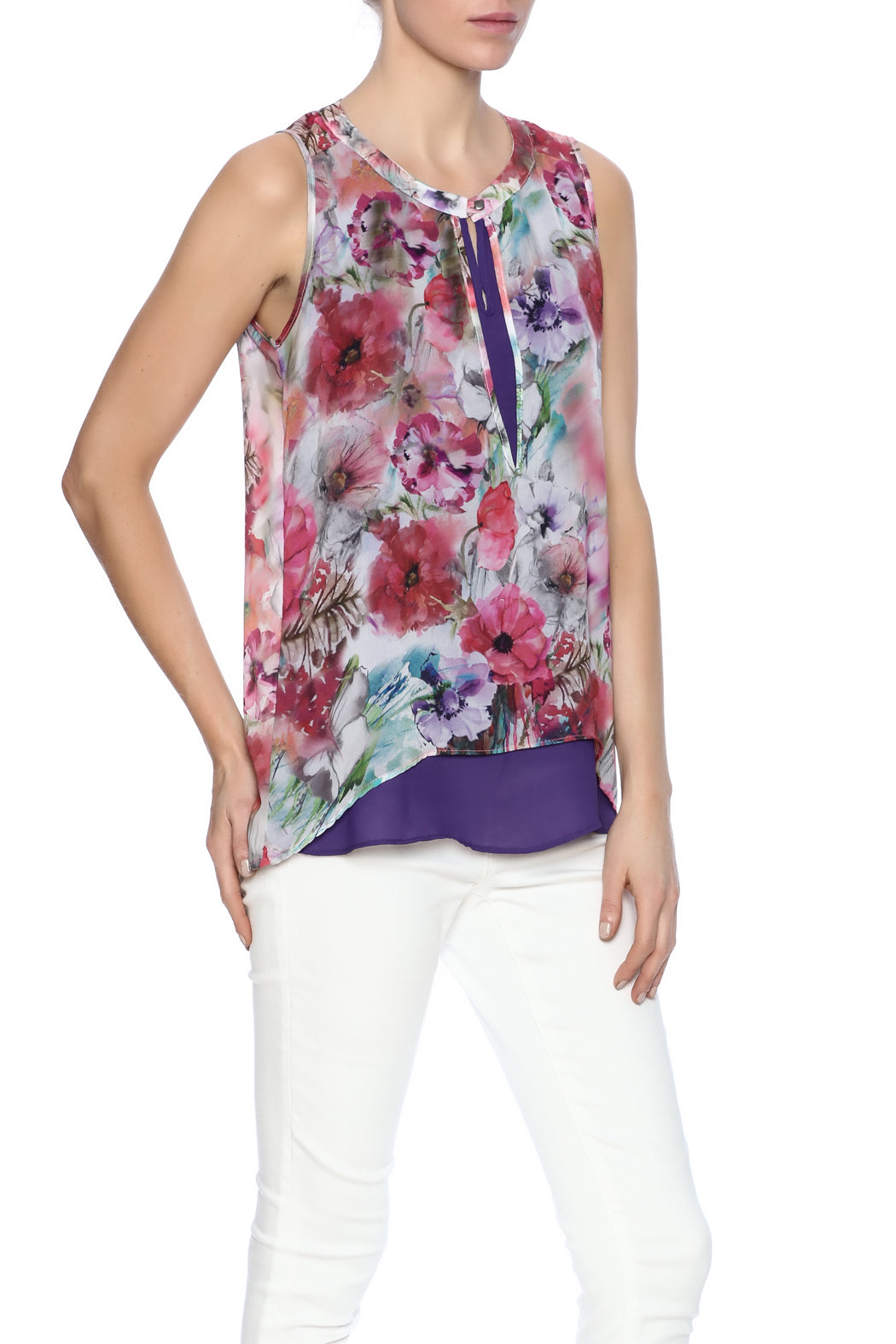Floral Print Top - Marvy Fashion Boutique